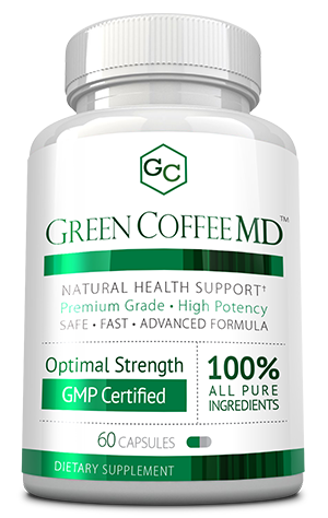 Green Coffee MD ingredients bottle